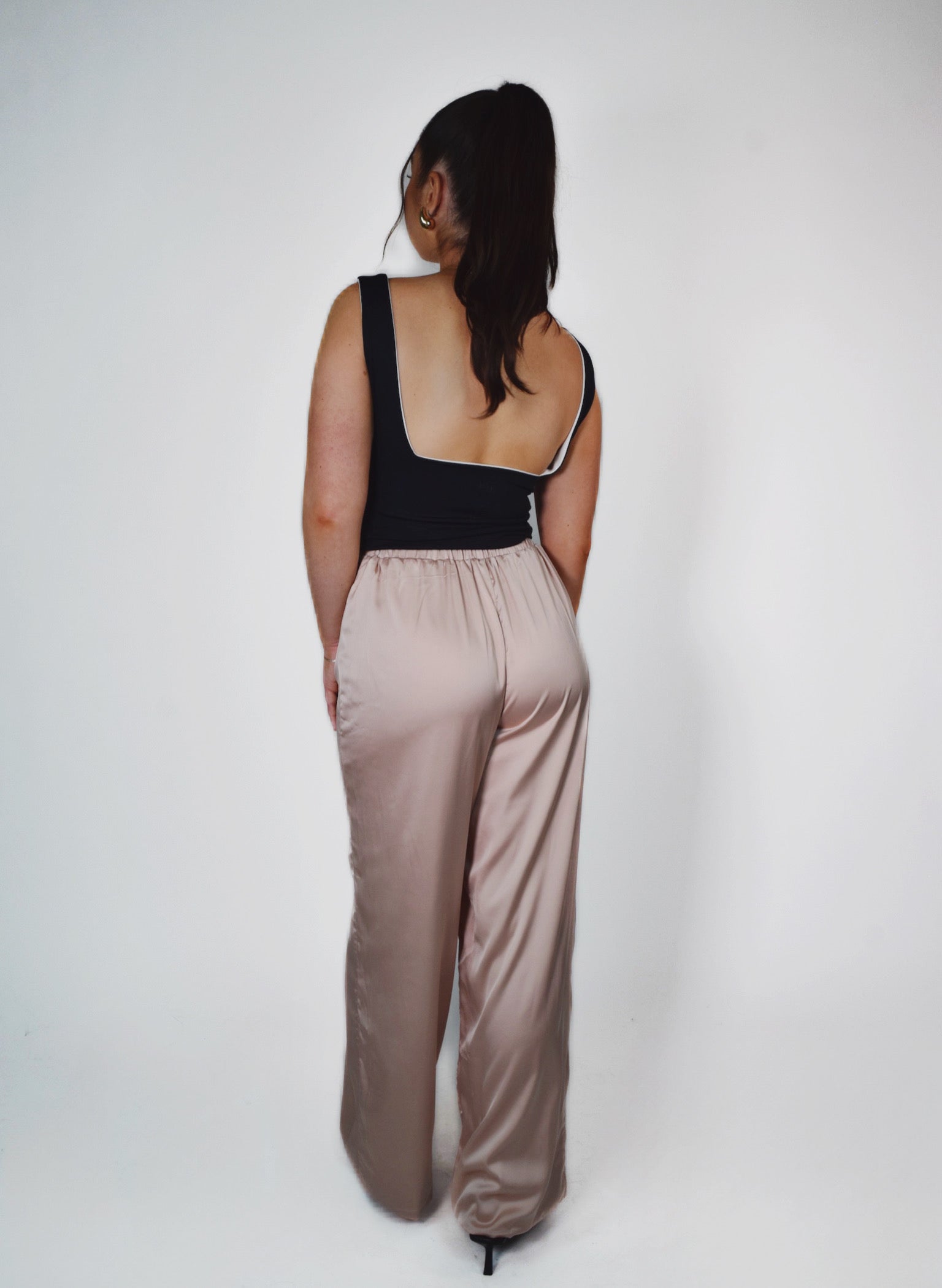 Pantalon palazzo réversible